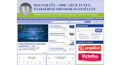 Desktop Screenshot of orl.hu